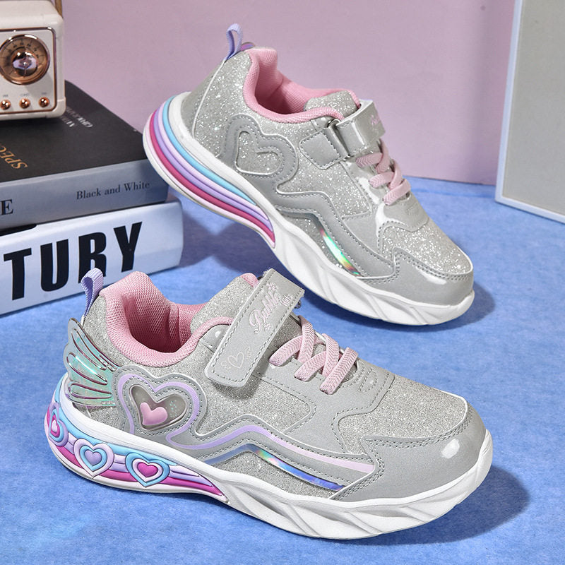 Childrens Light Up Sports Shoes