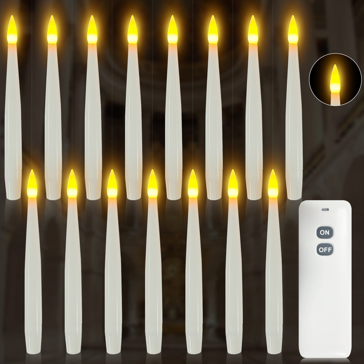 Christmas Artificial Led Digital Candle Light