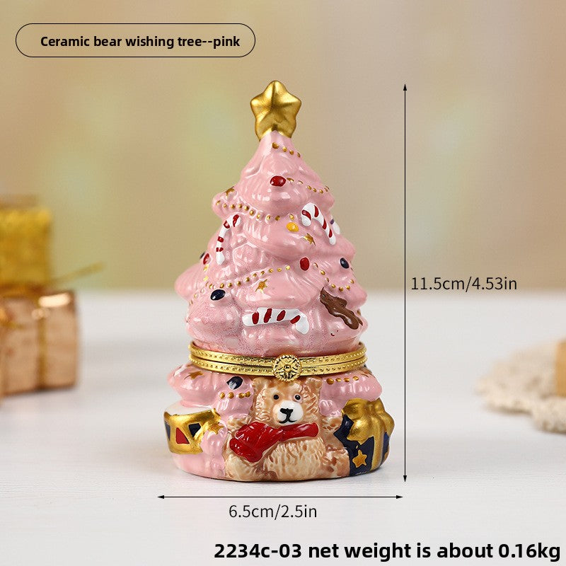 Christmas ceramic ornament