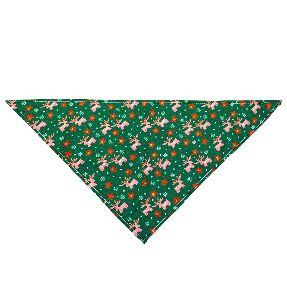 Christmas Pet Triangle Scarf for Cats and Dogs.