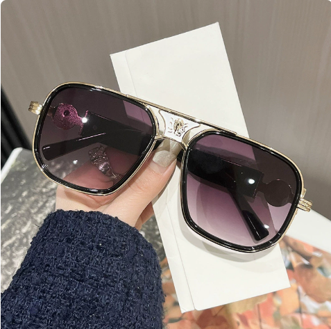 Classic Metal Frame Polarized Sunglasses UV400 Protection