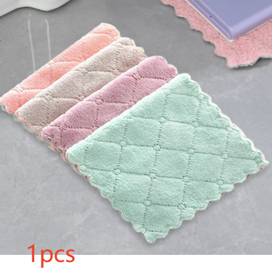 Clip-On Microfiber Cleaning Mop for Bathroom and Floor