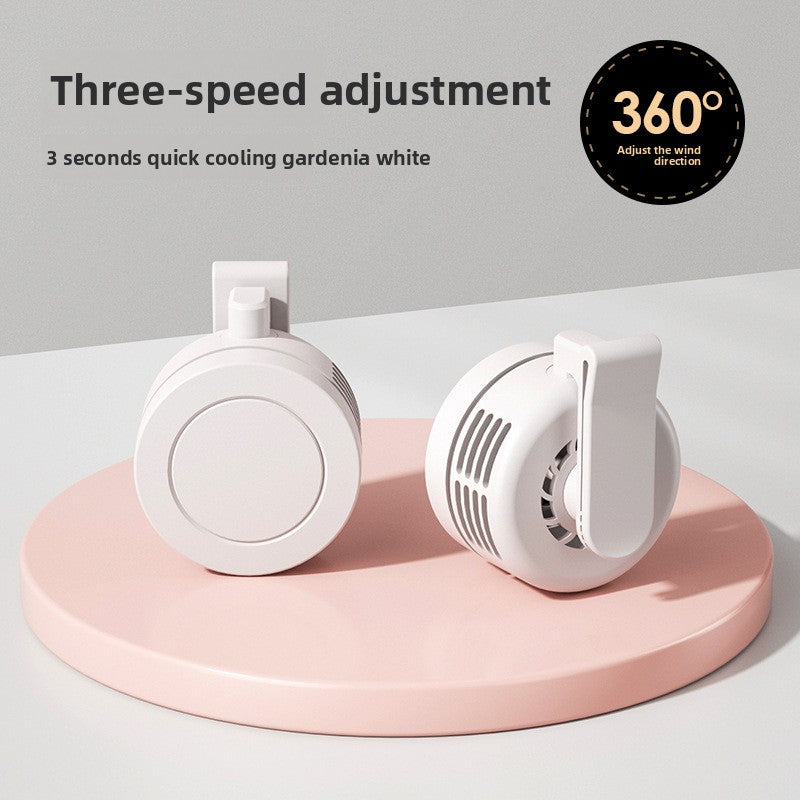Clip-On USB Portable Fan with Rechargeable Battery