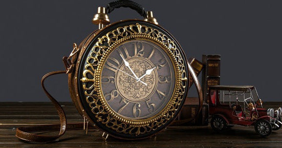 Clock Watch Bag