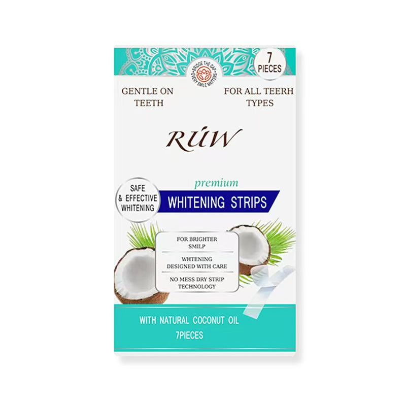 Coconut Oil Teeth Whitening Strips