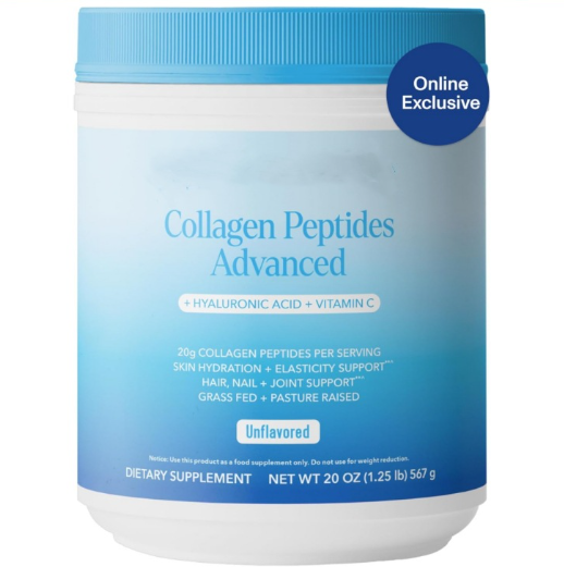 Collagen Peptide Powder for Adults with Hyaluronic Acid and Vitamin C