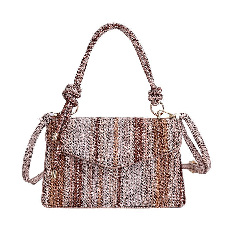Colorful Straw Woven Bag