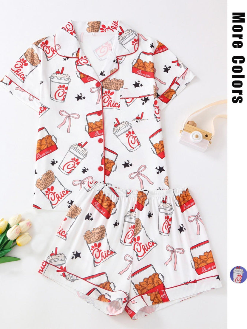 Comfortable casual set, fashionable pajamas for adults