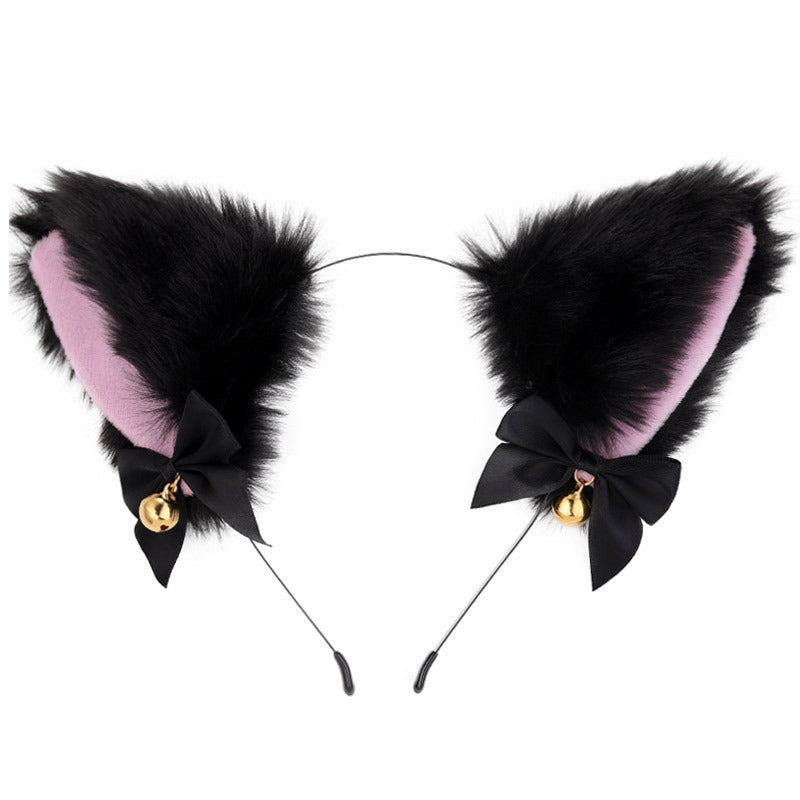 Cosplay Cat Ear Hair Band with Bell