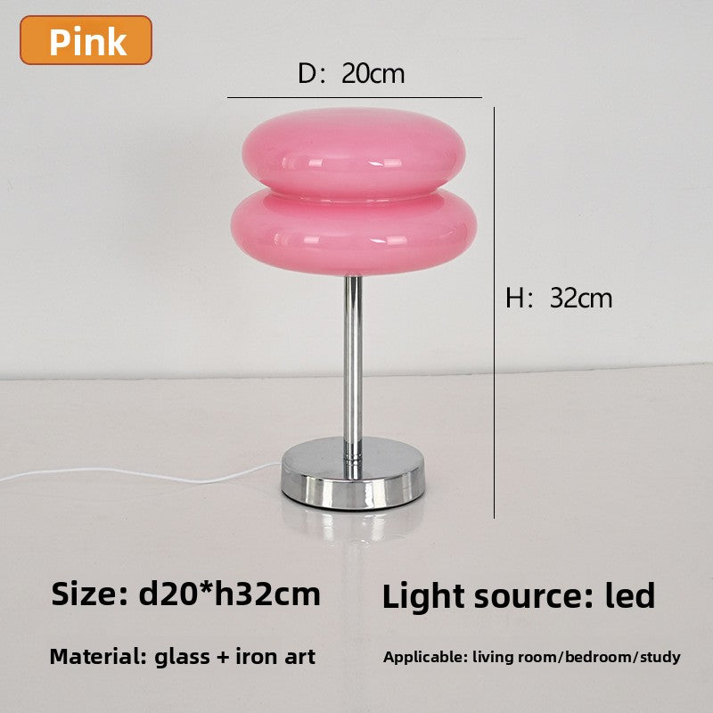Creative atmosphere bedside glass lamp