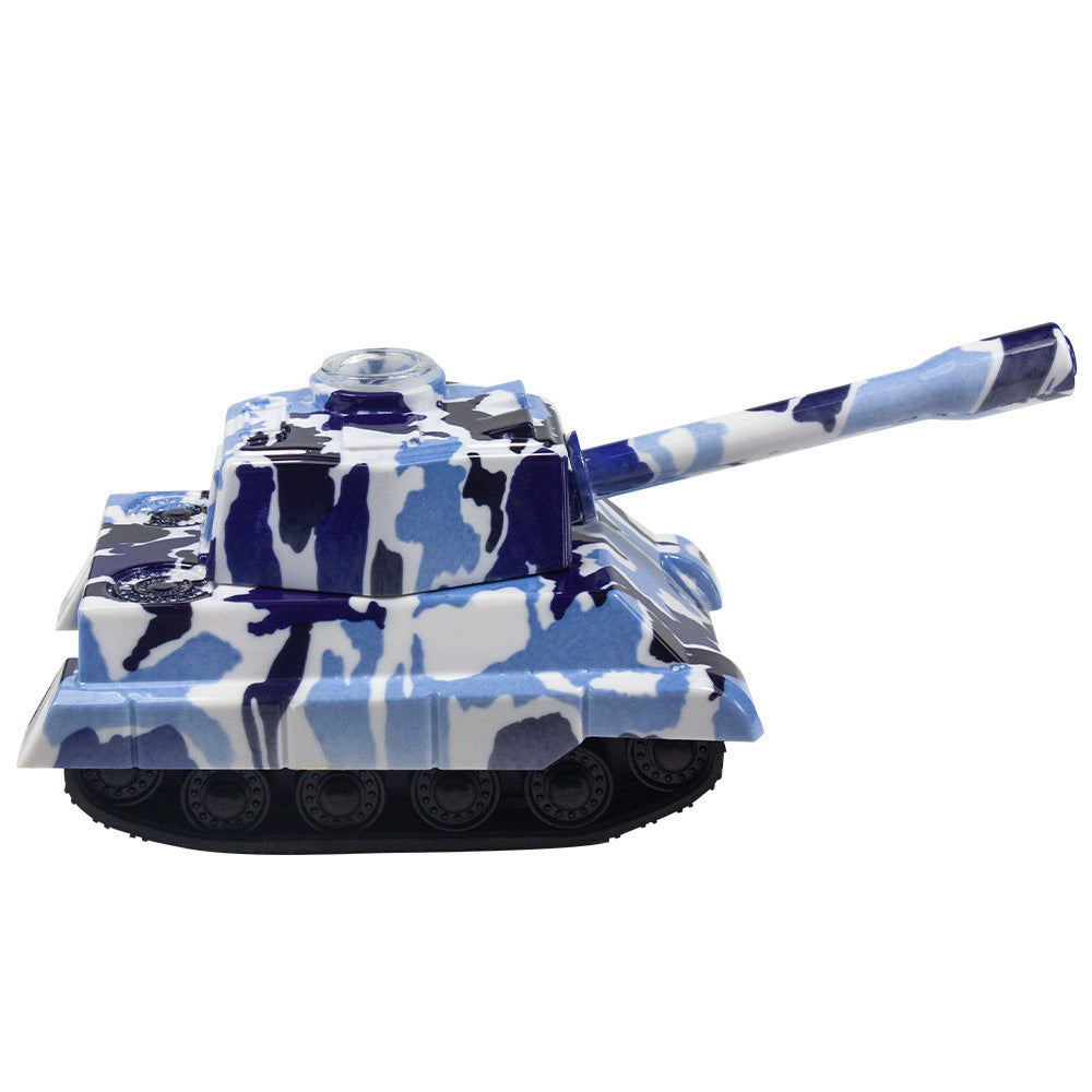 Creative Camouflage Tank Design Metal Grinder