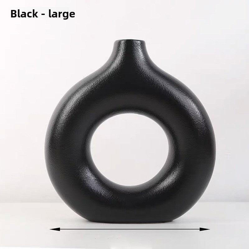 Creative Ceramic Vase Circle Vase