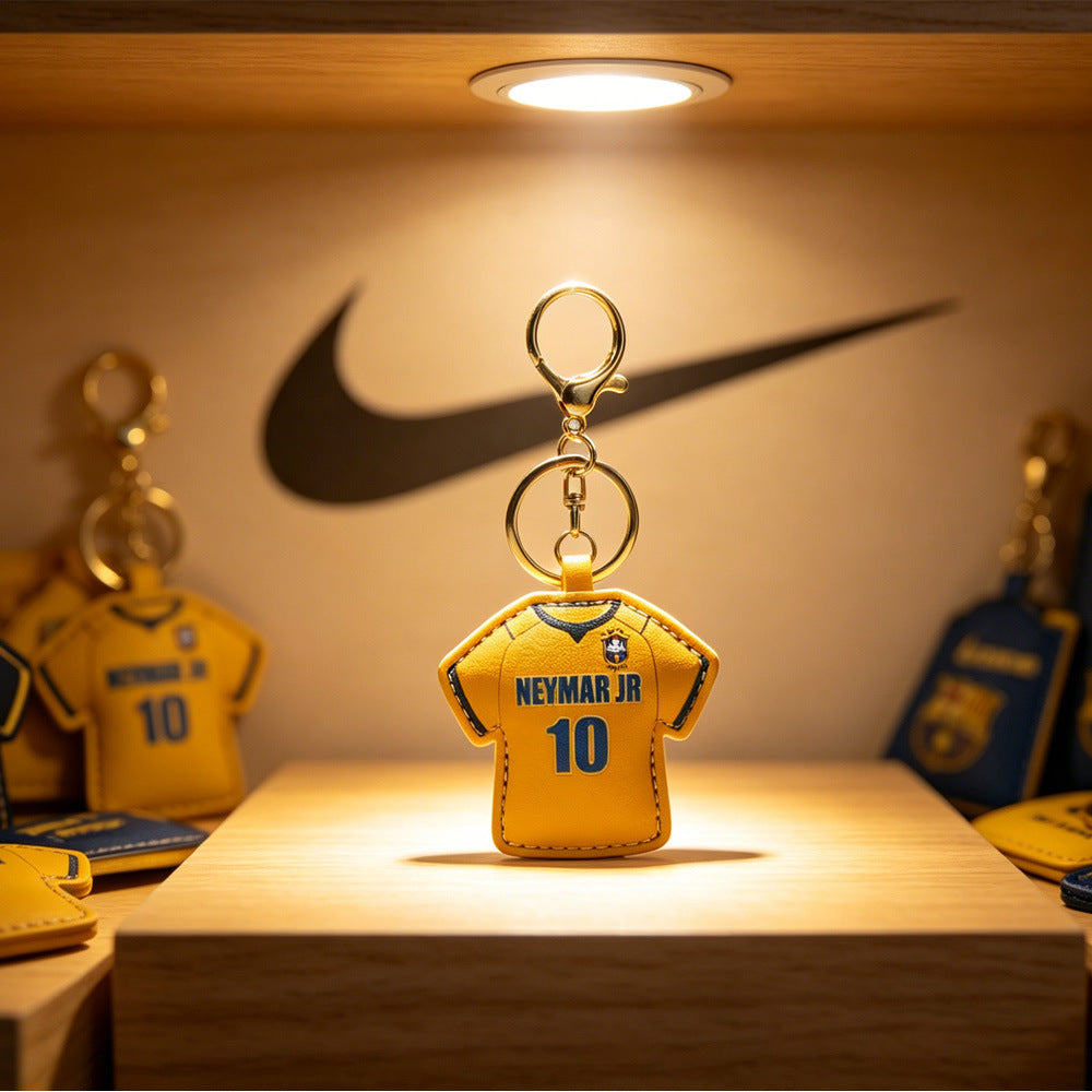 Creative Football Jersey Keychain