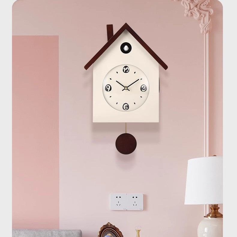 Creative House Shape Cuckoo Wall Clock