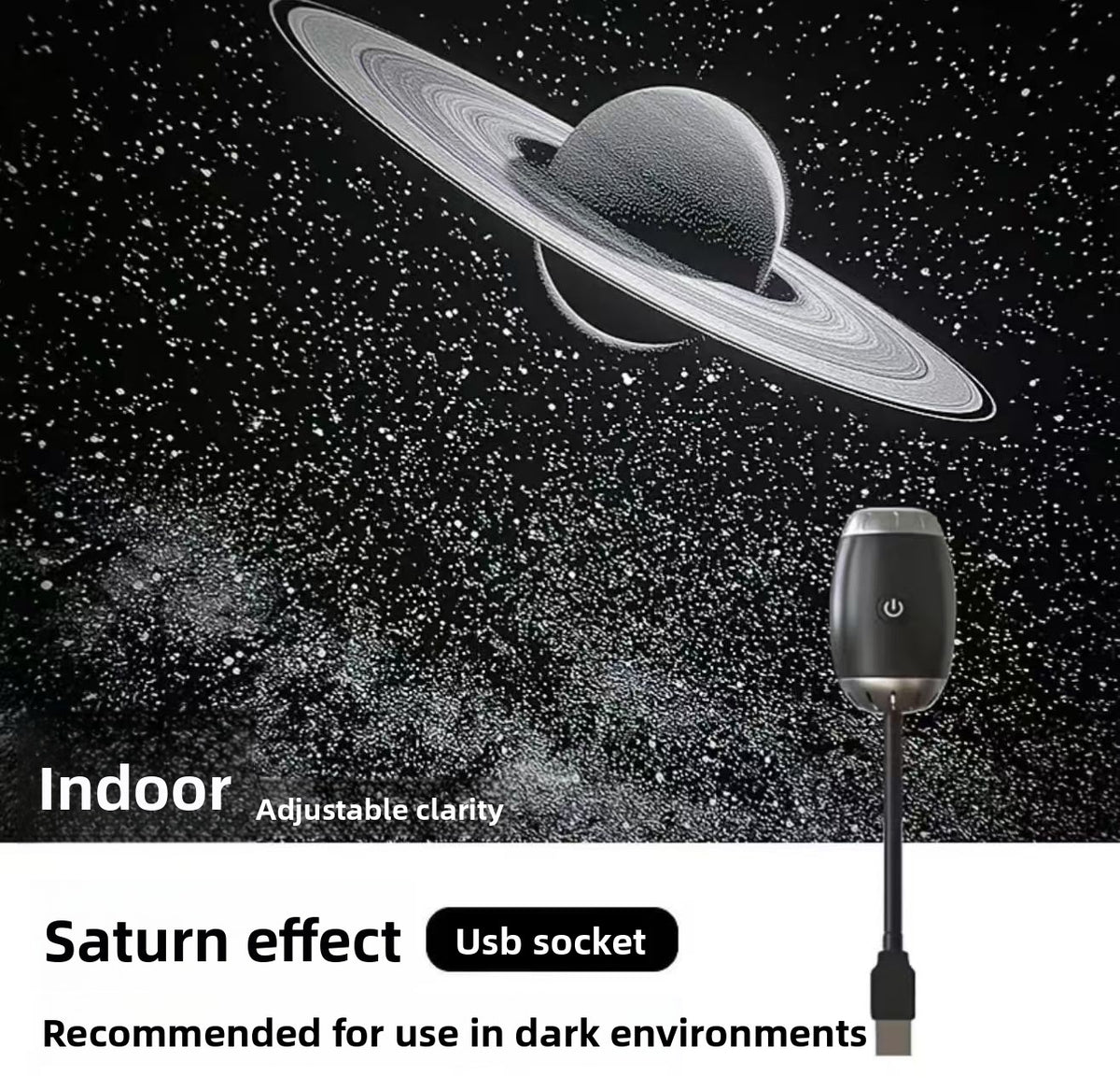 Creative Starry Sky Projection Night Light USB Powered