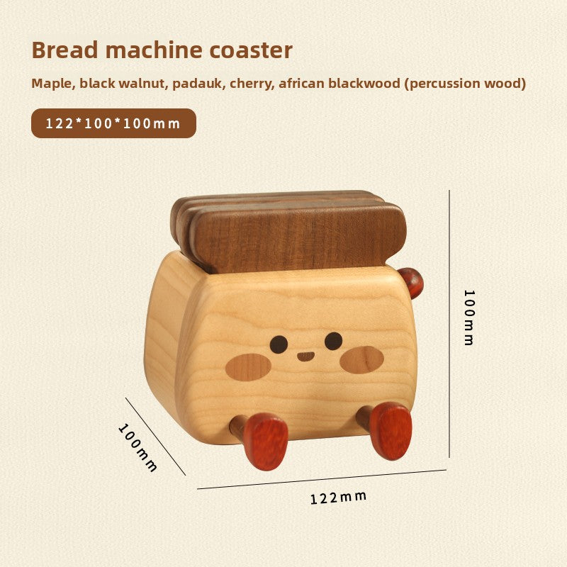 Creative Wooden Coaster and Phone Stand