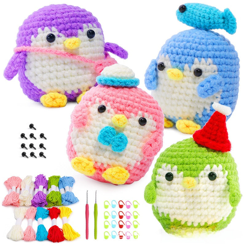 Crochet Material Kit Penguin
