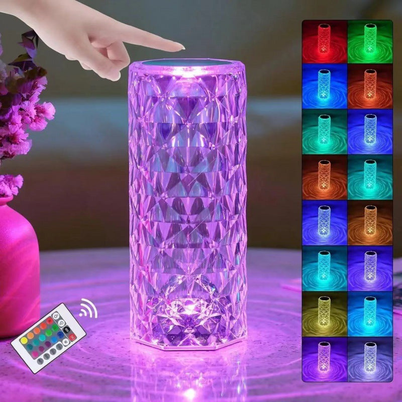 crystal table lamp