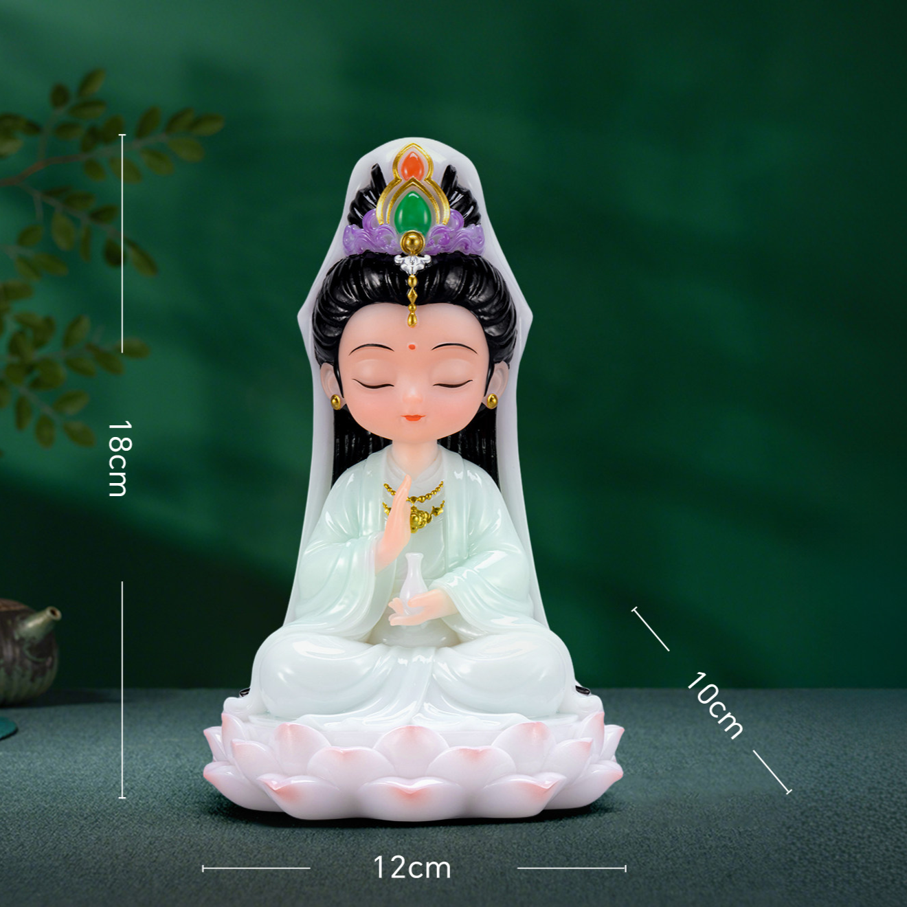 Cute Guanyin Bodhisattva Desktop Decoration