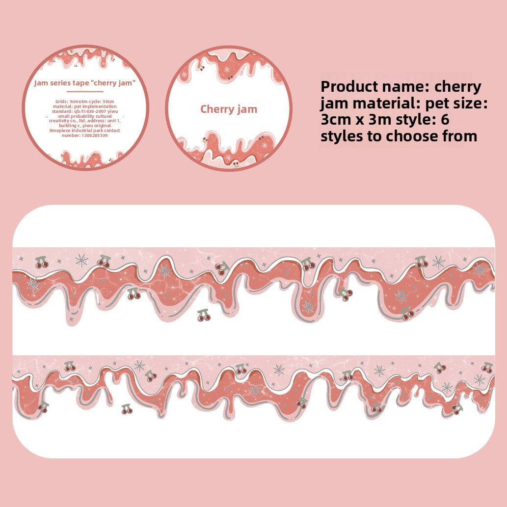 Cute Jam Theme Washi Tape