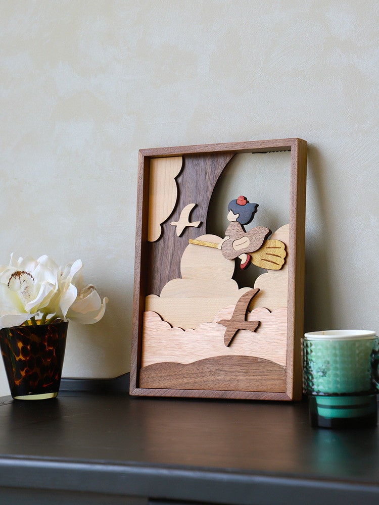 Cute Little Witch Wooden Puzzle