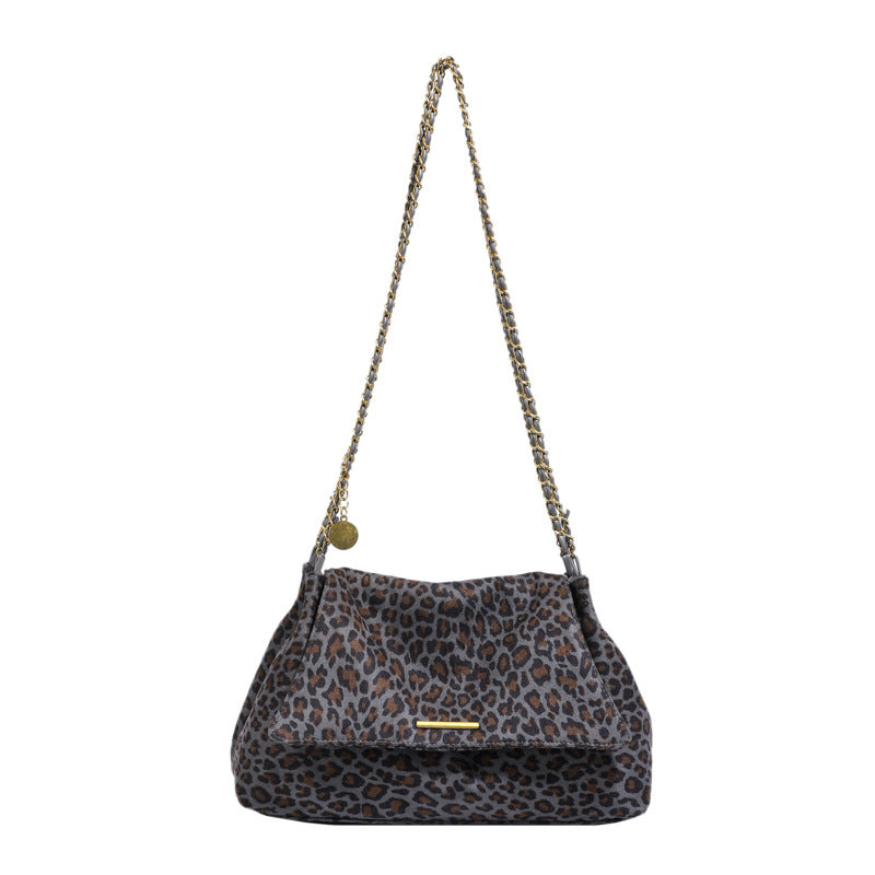 Buy Trendy Leopard-print Shoulder Bag – Fashionable & Spacious Design