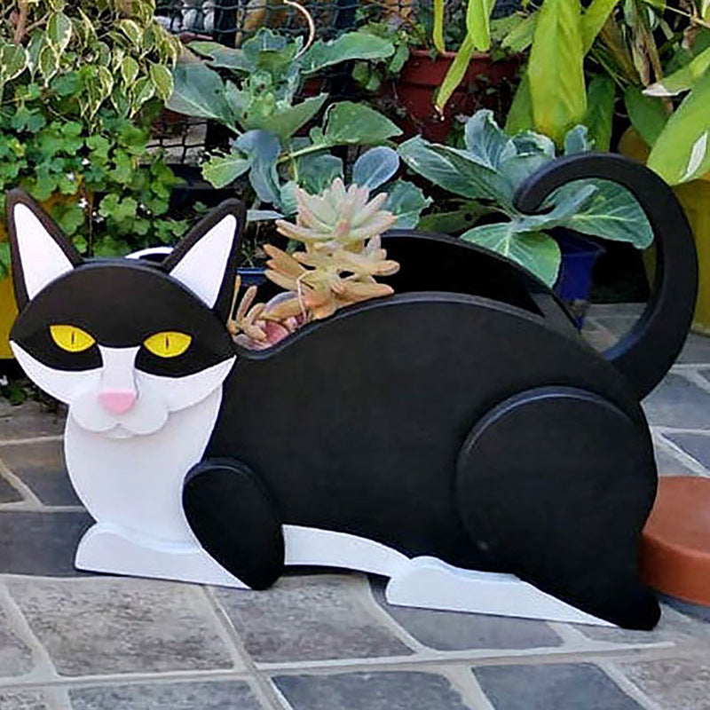 Decorative Cat Shaped Planter