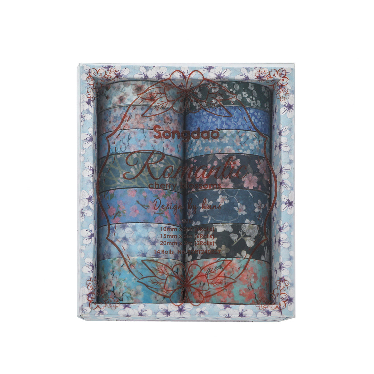 Decorative Cherry Blossom Paper Tape Set