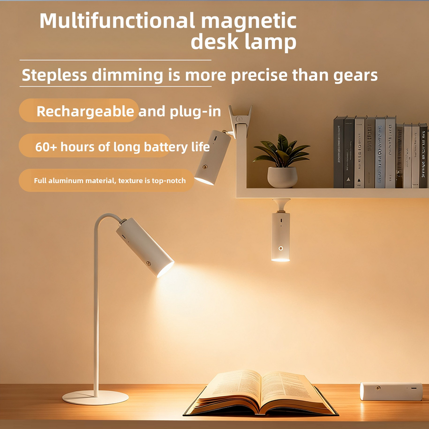 Decorative Desktop Table Lamp with Ambient Lighting