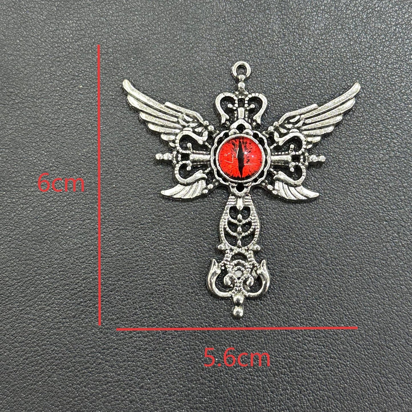 Devil Eye Wing Cross Pendant