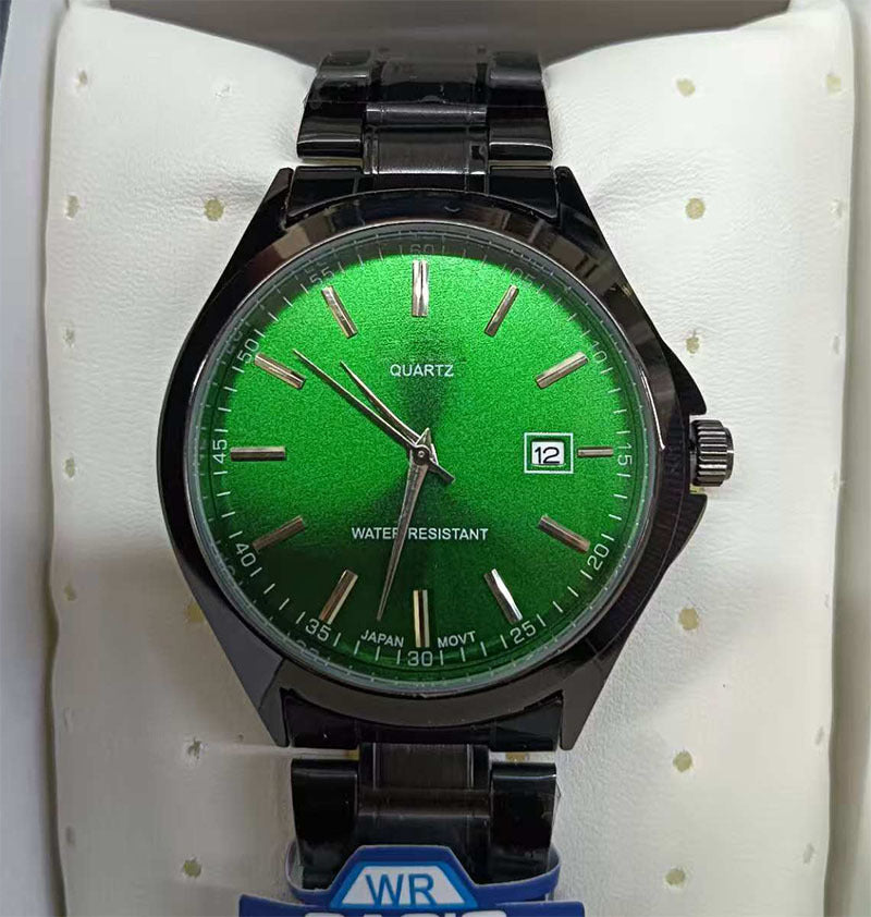 Digital Analog Quartz Watch with Rubber Strap