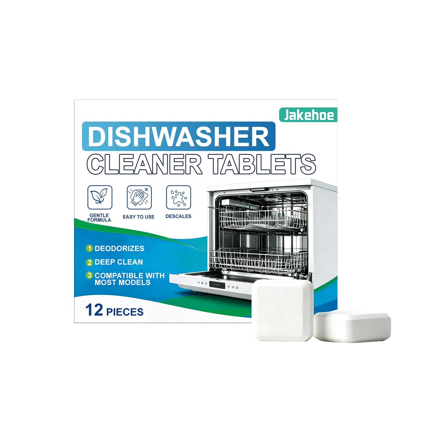 Dishwasher Cleaning Tablets Multi-Purpose Stain Remover