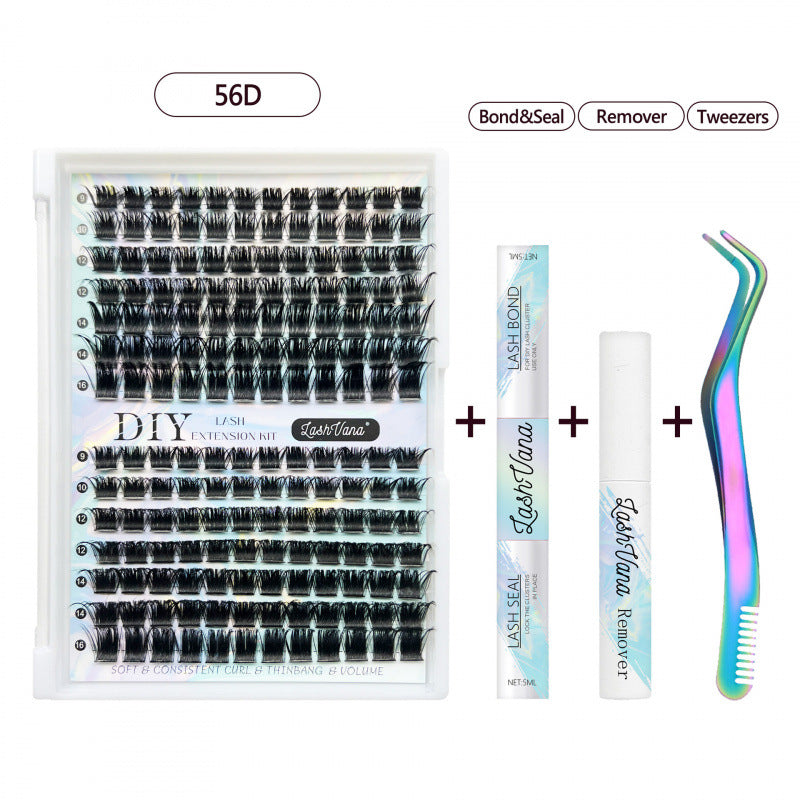 DIY False Eyelash Set Natural Long Curling Clusters