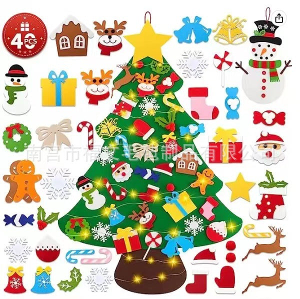 DIY Felt Christmas Tree Decorations