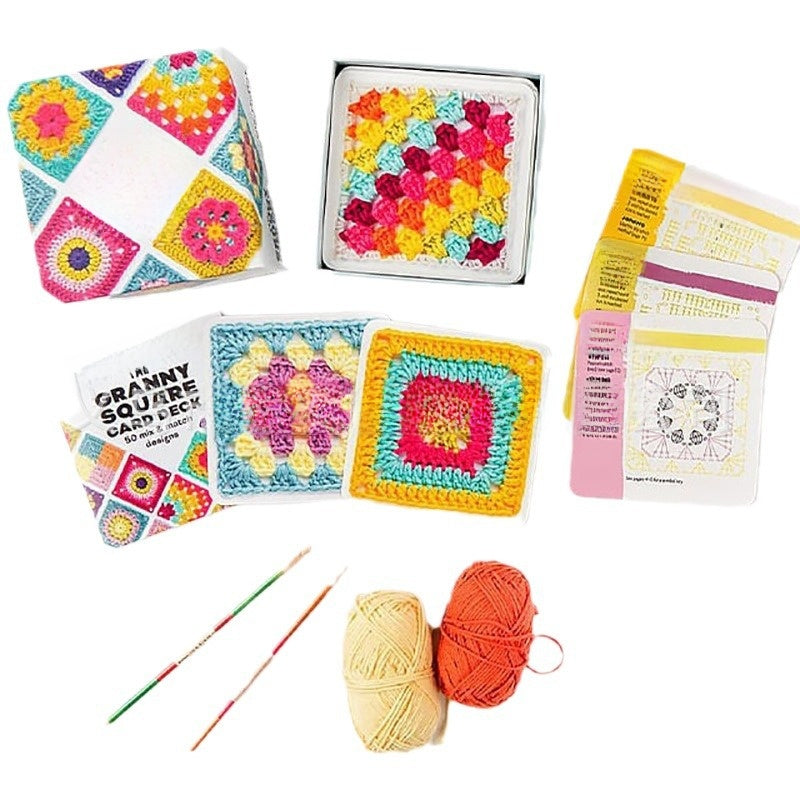 DIY Granny Square Card Deck with Storage Box