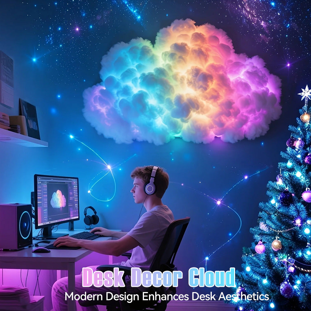 DIY RGB Cloud Night Light with Bluetooth Control