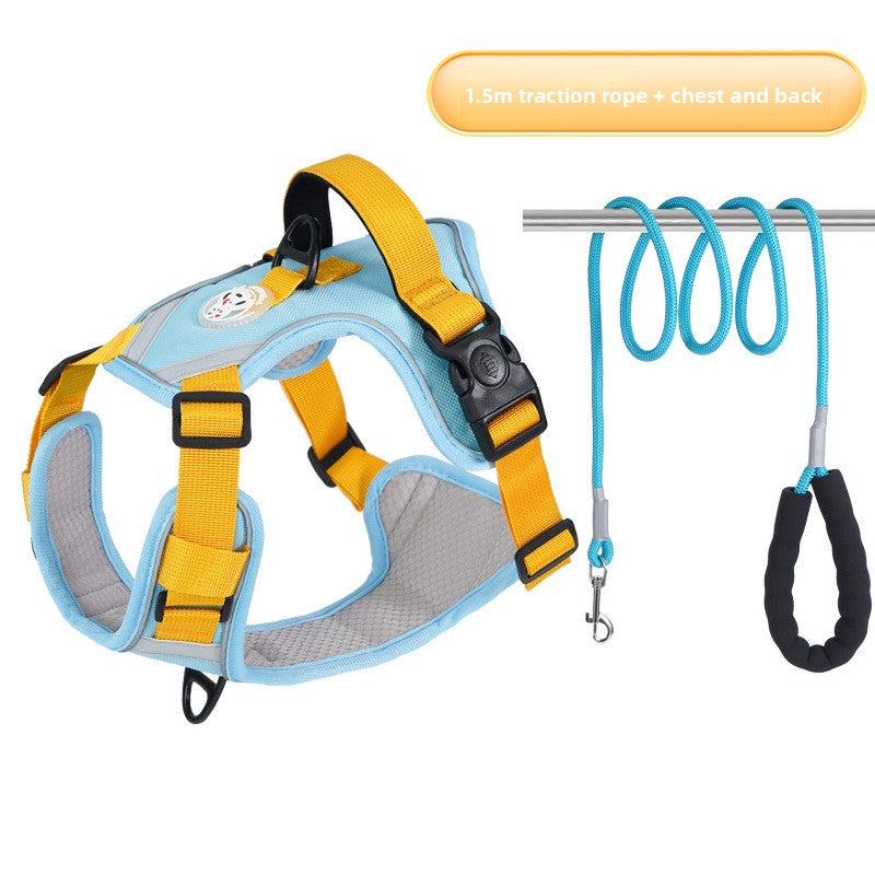 Dog Chest Strap Traction Rope Vest Type Large Dog Adjustable Traction Rope