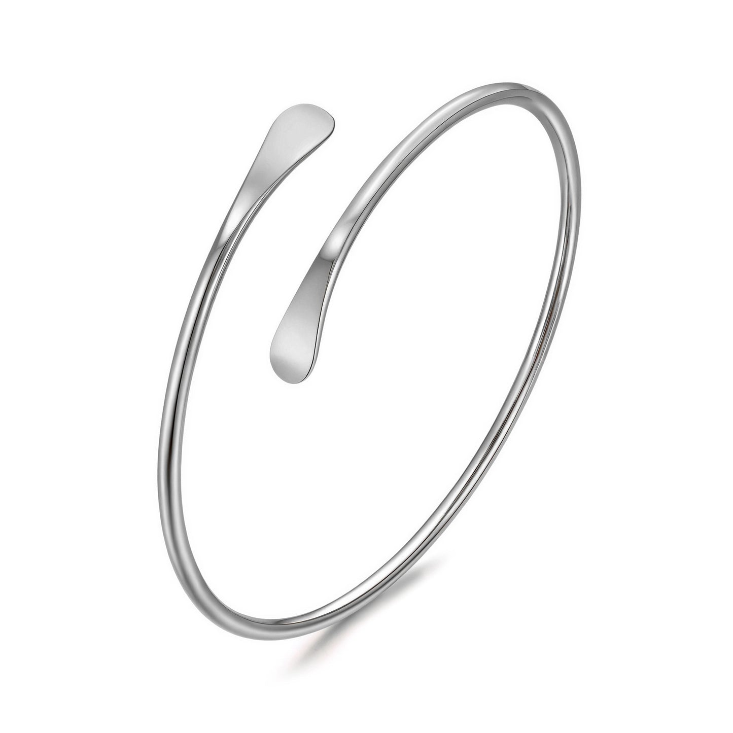 Double-ended flattened single-layer bracelet