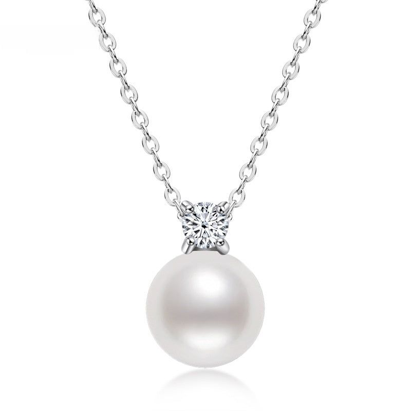 Double Layer Freshwater Pearl Necklace Sterling Silver