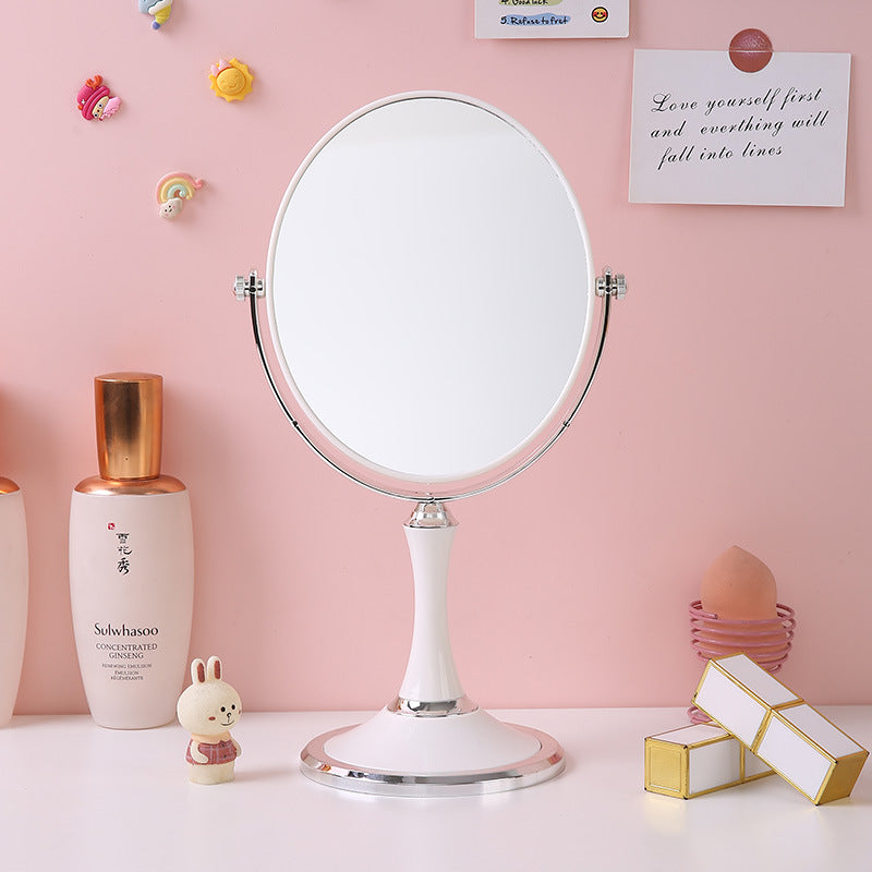 Double-Sided Tabletop Vanity Mirror with Magnification