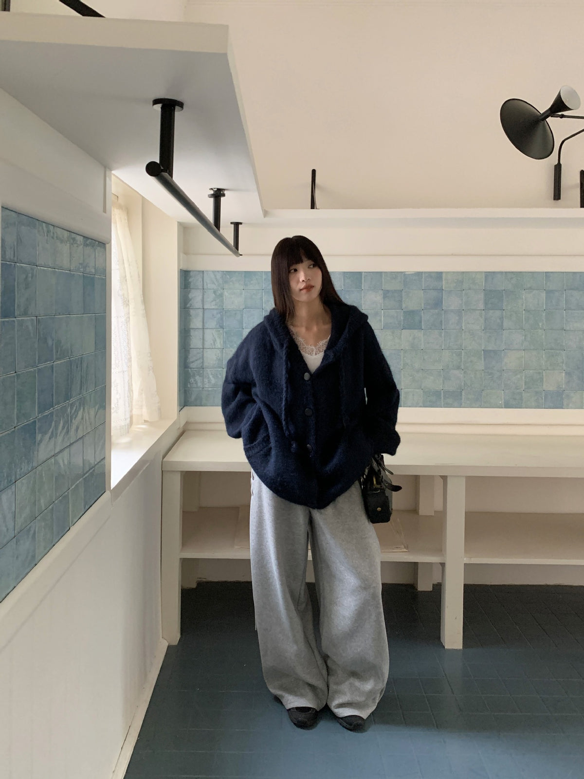Drawstring Hooded Sweater