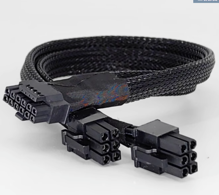 Dual 6-pin to 12V HPWR graphics card power cable