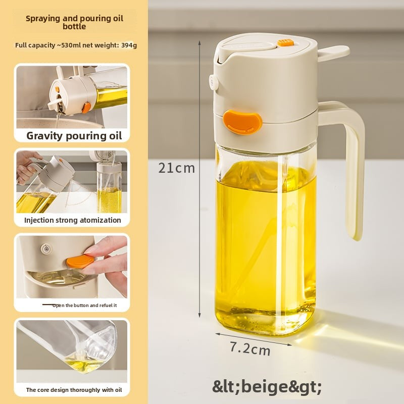 Dual-purpose Kitchen Oil Sprayer Bottle
