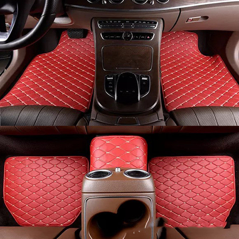 Universal Right Rudder Leather Quilted Full Surround Pad