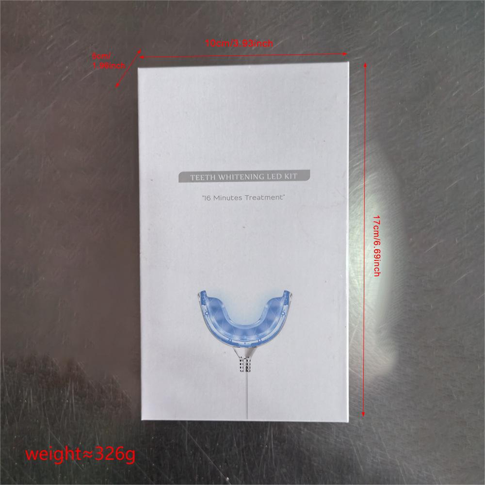 Portable Teeth Whitening Kit With LED Light and Gel Care Use