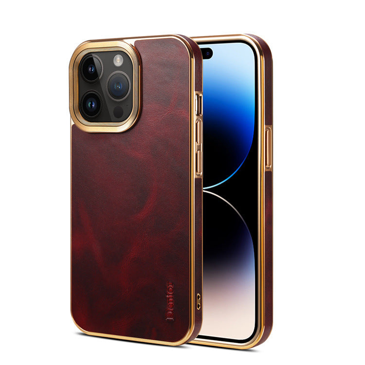 Protective Leather Phone Case – Durable & Elegant Design