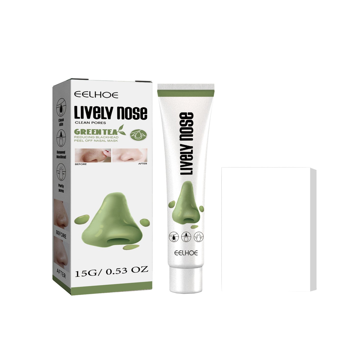 EELHOE Blackhead Remover Peel-Off Nasal Mask