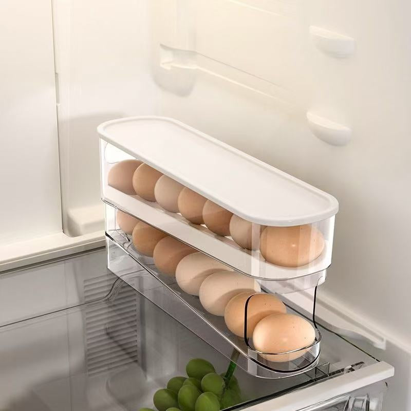 Egg storage box for refrigerator