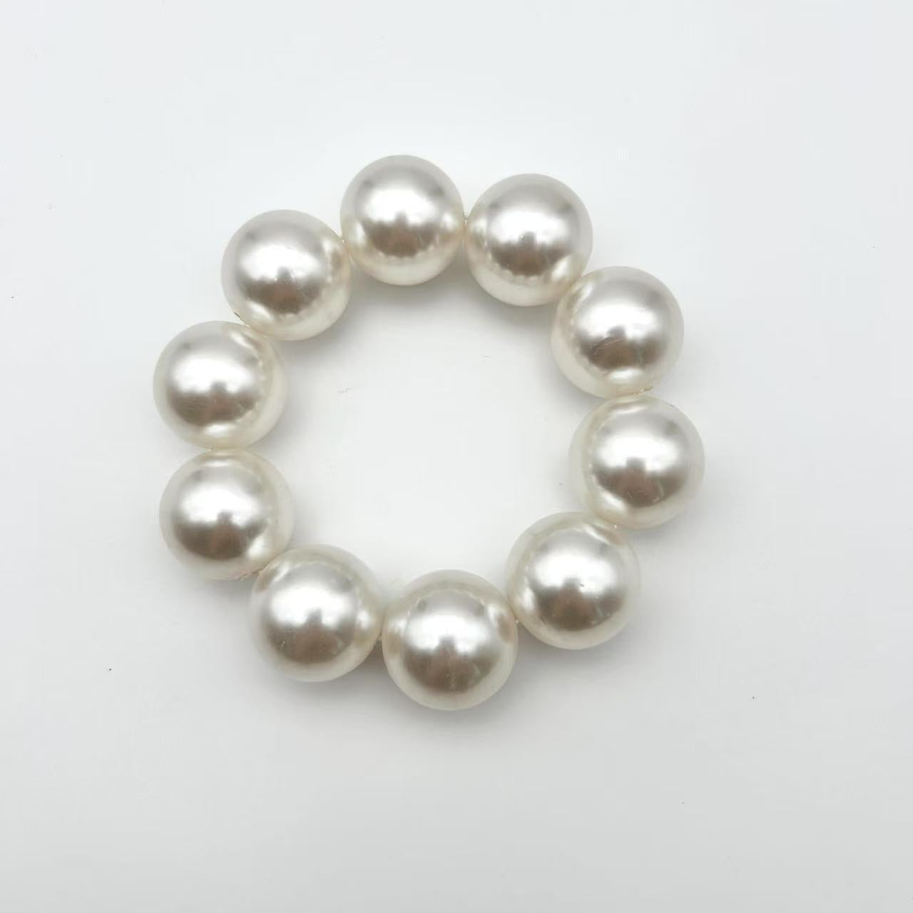 Elastic Pearl Bracelet Imitation Pearls