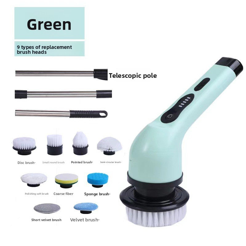 Electric cleaning brush 9-in-one handheld multi-functional